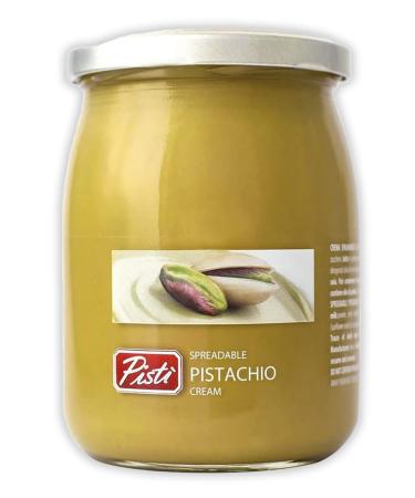 Pisti Spreadable Pistachio Cream 600g | Irresistible Luxurious Pistachio Goodness | Creamy Indulgence for Desserts Snacks & More | Made in Italy | Alpine Heights