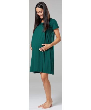 HAPPY MAMA Women's Labor Delivery Hospital Gown Breastfeeding Maternity - Dark Green - Buy Online on SooperMarket.com