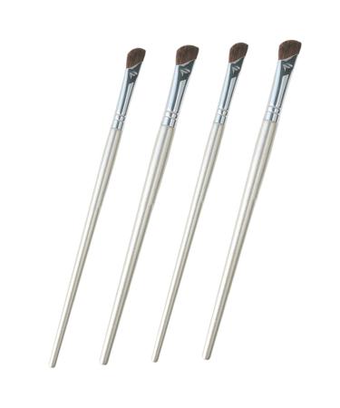 VILLCASE 4pcs Nose Shadow Brush Makeup Eyeshadow Eye Makeup Angled Makeup Angled Brush Large medium As Shown