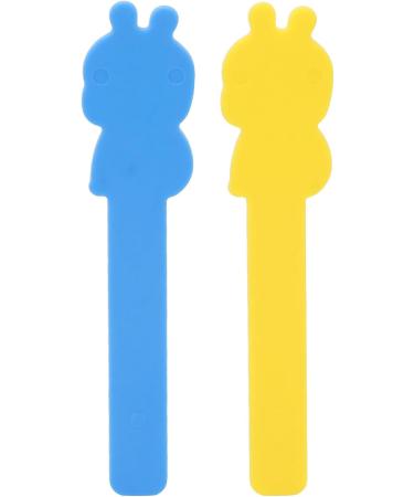Portable Plastic Tongue Depressor Set - Mixed Colors - 2pcs Tongue Tip Trainer for Girls | Home Use - Buy Online on SooperMarket.com