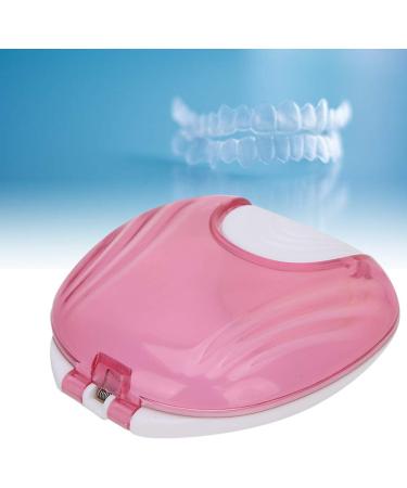 Orthodontic Storage Case - Portable Waterproof Denture Box for Adults - Pink | International Shipping Available - Buy Online on SooperMarket.com