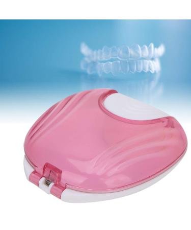 Portable Waterproof Denture Storage Box for Teens & Adults - Pink | Durable & Travel-Friendly  - Buy Online on SooperMarket.com