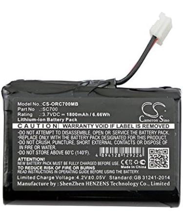 Replacement Battery for Oricom SC700 & Secure 700 | 1800mAh 3.7V | International Shipping Available - Buy Online on SooperMarket.com