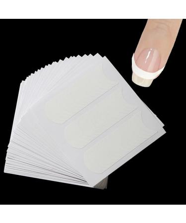 1200 pcs manicure template crescent french manicure nail art sticker nail sticker white manicure nail stencil art decorations for manicure decoration diy tools