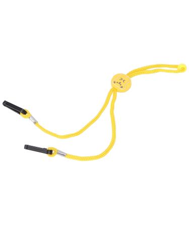 Mouth Muffle Holder Strap Prevents Sliding Losing Safe Hygienic Adjustable Ear Lanyard for School for Home for Outdoors(yellow)