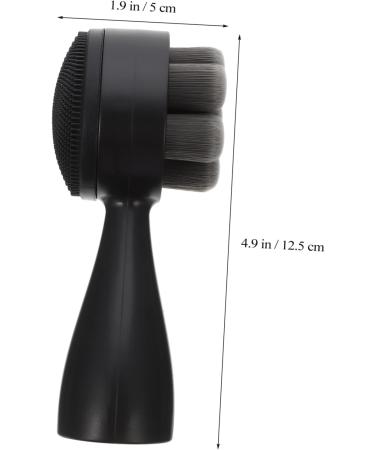Gogogmee Face Brush Cleaning Tool Skin Care Brush Facial Scrubber Brush Soft Bristle Facial Brush Facial Brush Cleansing Brush Cleaner Face Wash Tool Handheld Face Cleaning Brush 12.50X5.00X5.00CM Black - Buy Online on SooperMarket.com