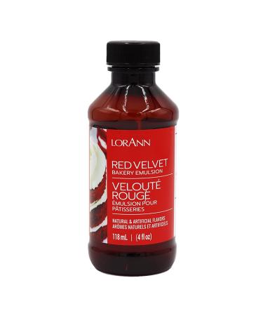LorAnn Red Velvet Bakery Emulsion, 4 ounce bottle