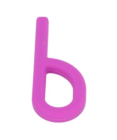 P-Shaped Silicone Sensory Cake Tool - Improve Chewing & Oral Muscle Rehabilitation - Purple Oral Motor Stimulation Toy for Children - Buy Online on SooperMarket.com