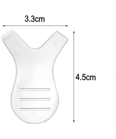 JZK 40 x Plastic Transparent Y Comb for Lash Lift and Brow Lamination Tool - Eyelash and Brow Lifting Kit - Buy Online on SooperMarket.com
