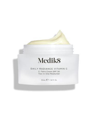Medik8 Daily Radiance Vitamin C - 2-in-1 SPF & Face Moisturiser - C-Tetra Cream SPF 30 - Shields Skin Against Premature Signs of Ageing - 50ml