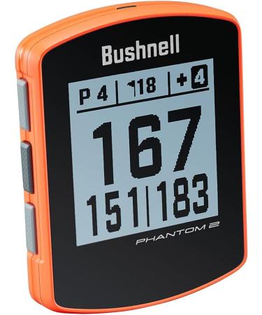 Bushnell Phantom 2 (Neon Orange) GPS Golf Handheld Power Bundle - 2021 Model | PlayBetter Portable Charger | Distance Rangefinder Device | Built-in Magnetic Mount | 38,000+ Courses | Accurate Distances - Buy Online on SooperMarket.com
