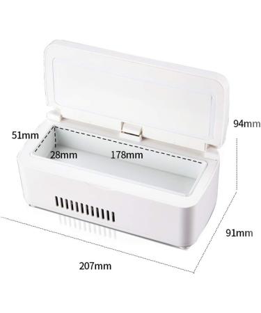 Mini Insulin Refrigerated Box - Portable Smart Home Medical Fridge with Charging Capability - Buy Online on SooperMarket.com
