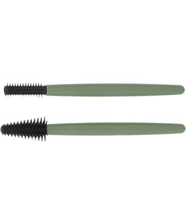 Verdant Touch Makeup Brush Silicone Eyelash Brush Set Portable Mascara Brush Reusable Makeup Brush with Washable Dustproof Box Green - Buy Online on SooperMarket.com