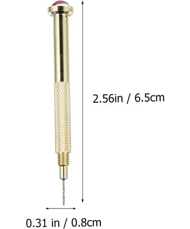 FRCOLOR 9 Pcs Nail Drilling Drill Nail Piercing Drills Drill Machine Bit Nail Jewels Acrylic Nail Drill Nail Piercing Tools Diy Nail Drill Nail Art Tools Hand Drill Metal Do It Yourself 6.5x0.8cmx3pcs Goldenx3pcs - Buy Online on SooperMarket.com