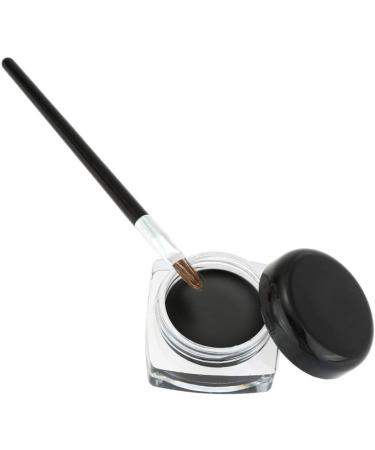 Gel Eyeliner Pot Lasting Gel Eyeliner | Gel Eyeliner with Brush Beauty Cosmetic Last for All Day Long(Black 0.18oz./5g) - Buy Online on SooperMarket.com