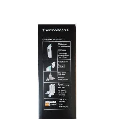 Braun Thermoscan 5 Ear Thermometer with 40 lens filters - Buy Online on SooperMarket.com