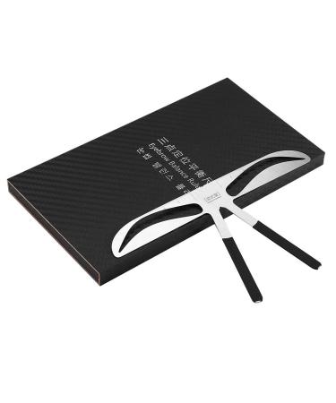 European Style Eyebrow Shaping Stencil Kit | Reusable Stainless Steel Template for Salon and Home Use - Buy Online on SooperMarket.com
