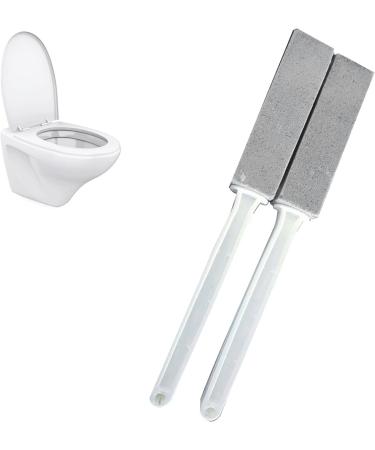 Pack of 2 Stone Toilet Cleaner Stone Toilet Cleaner Pumice Stone Toilet Cleaner Brush with Long Handle for Bathroom and Kitchen - Buy Online on SooperMarket.com
