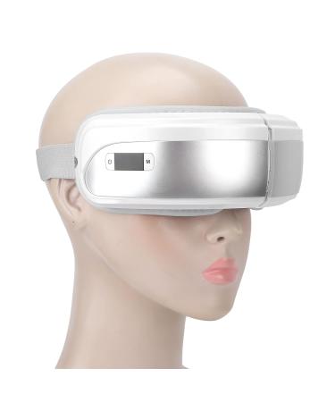 Eye Massage Device with Heat & Vibration - Foldable Bluetooth Eye Mask for Dark Circles & Dry Eyes Therapy - Buy Online on SooperMarket.com
