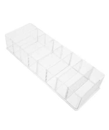 PRETYZOOM 2pcs Cosmetic Storage Box Eyeshadow Drawer Cosmetic Organizer Countertop Organizer Make up Desk Transparentx2pcs 25x8.5x4.8cmx2pcs