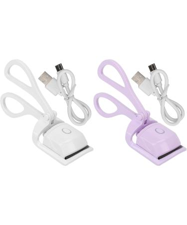 USB Electric Heated Eyelash Curler Heated Eyelash Curler Professional Eyelash Curler Electric Eyelash Curler Heated Eyelash Curler eyelash curler for beautifully curled eyelashes(White pearl) - Buy Online on SooperMarket.com