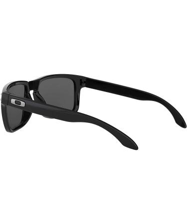 Oakley Men's Holbrook Square Sunglasses - Polished Black/Prizm Black 57mm - Buy Online on SooperMarket.com