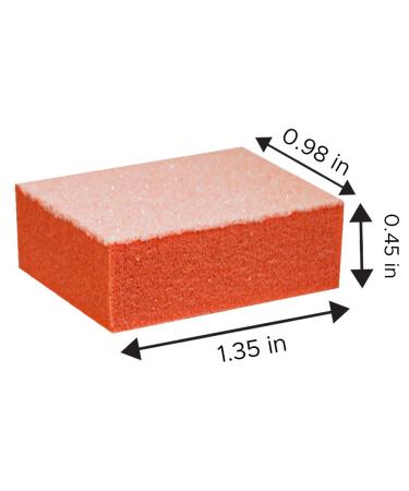 PandaSpa Karlash Nail Mini Buffer Block File 80/100 Grit - 2 Sided (130 Count) - Orange - Buy Online on SooperMarket.com