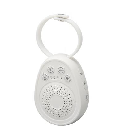 Portable White Noise Machine 1000mAh Liion Battery White Noise Sleep Sound Machine Builtin ABS 20 Home Sound Sources for Baby