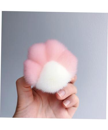 Angoily Portable Makeup Blush Brush - Professional Travel Brush for Women | Soft Pink Fur Foundation Tool - Buy Online on SooperMarket.com