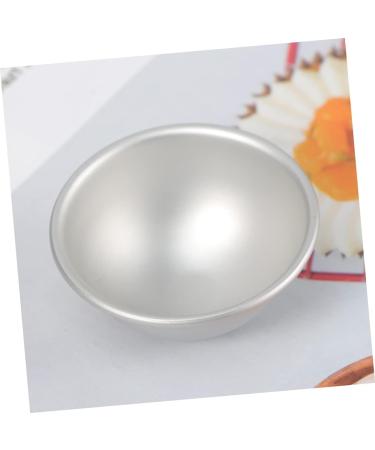 COHEALI Circle Stencil 4PCS soap molds food molds cake mold Aluminum Molds Bath Moulds cake pan puck 3d baking mold Silver medium - Buy Online on SooperMarket.com