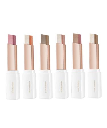Buy Double Color Eyeshadow Stick 2 in 1 - Gradient Shimmer Eye Makeup - Dual Color 2# - International Shipping Available - Buy Online on SooperMarket.com