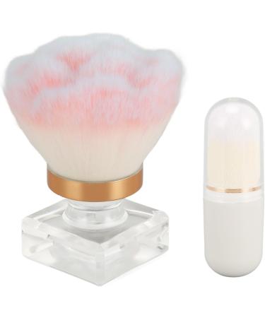 Transparent Handle Powder Brush Small Makeup Brush Lightweight Capsule Brush Portable for Blush - Buy Online on SooperMarket.com