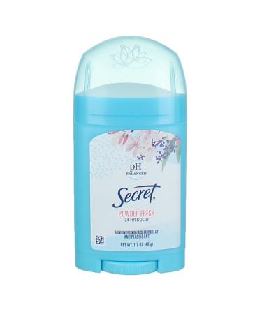 Secret Anti-Perspirant Deodorant Solid Powder Fresh 1.70 oz - Pack of 2 - Buy Online on SooperMarket.com