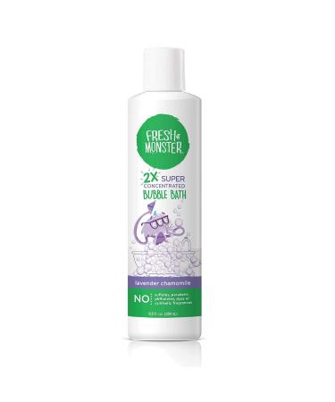 Fresh Monster Kids Bubble Bath, 2X Super Concentrated Bubble Bath for Kids, Hypoallergenic, Calming Lavender (1 Count, 8.5oz) 8.5 Fl Oz (Pack of 1)