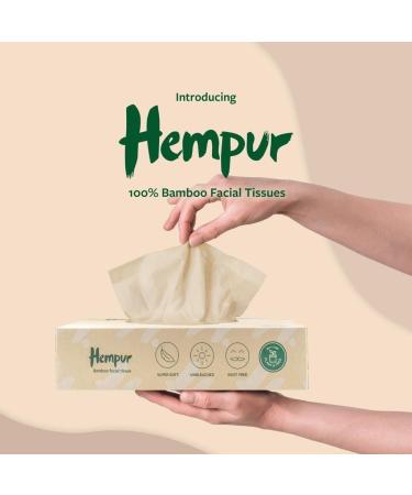 Hempur Cosmetics Bamboo Towels - 3-Layer Super Soft Sustainable Unbleached Chemical-Free - 70 Towels in 1 Pack for Eco-Friendly Living - Buy Online on SooperMarket.com