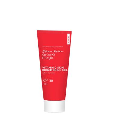 Aroma Magic Vitamin C Skin Gel 3.52 Oz (100g) Sun Protection with SPF 30 Face Cream Soft and Healthy Skin All Skin Type