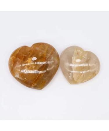 Natural Crystal Rough 1pc 60mm-70mm Natural Crystal Folk Crafts Gemstone Heart for Gift - Buy Online on SooperMarket.com