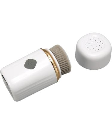 Facial Cleansing Brush 2 in 1 Electric Face Scrubber USB Rechargeble Soft Silicone Bristles Skin Exfoliating Cleanser Brush - Buy Online on SooperMarket.com