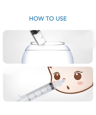 Nasal Irrigator Syringe for Infants - Safe, Professional, and Lightweight Nose Cleaner with Silicone Tip - 20ml - Buy Online on SooperMarket.com