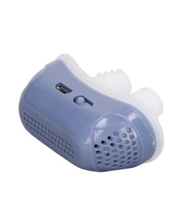 DAUERHAFT Snore Nose Vents Plugs Comfortable Wear Improve Sleep Quality Normal Breathing Silicone Nasal Vents Plugs for Women for Night Use(Blue)