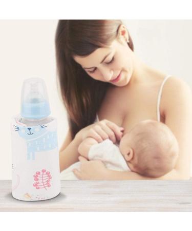 USB Baby Bottle Warmer - Portable Milk Heater & Insulation Cover - Cat Pattern - Buy Online on SooperMarket.com