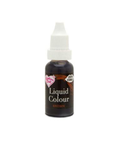 Rainbow Dust Liquid Colour Brown 16ml - Liquid Air Brush Colour and Food Colouring