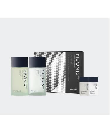 WELCOS Kwailnara NEONIS Aftershave & Emulsion Set | 5.07 Fl oz + Travel Sizes | Korean Men's Skincare Gift Set - Shipping Internationally - Buy Online on SooperMarket.com
