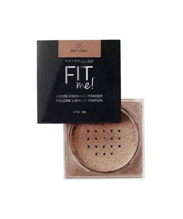 MAYBELLINE Fit Me! Loose Finishing Powder - Deep brown 20 g (1 pack)