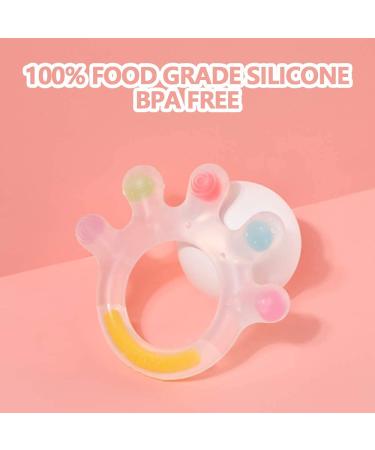 Haakaa Large Palm Trees Baby Biting Toys - Silicone Bite Rings for 0-12 Months - BPA Free Teething Toys - Buy Online on SooperMarket.com