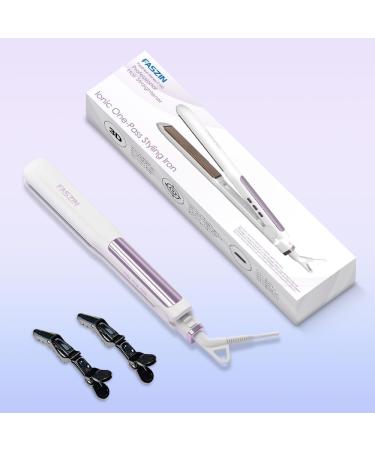 Locks 2 in 1 Smooth Iron - 20s Quick Heating Titanium Flat Iron with LCD Display 130 C-230 C 3D Floating Plate for Effortless Styling - Buy Online on SooperMarket.com