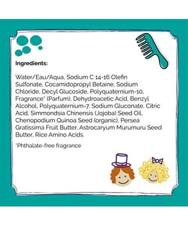 Fairy Tales Curly-Q Daily Hydrating Shampoo & Conditioner Set for Kids - Paraben, Sulfate, Gluten & Nut Free - 12 oz & 8 oz - Buy Online on SooperMarket.com