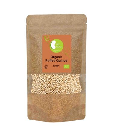 Organic Puffed Quinoa - Certified Organic - by Busy Beans Organic (250g)