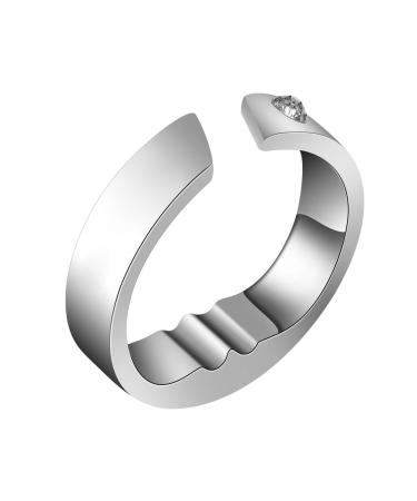 5 Sizes Anti Snoring Ring Sleeping Breath Aid Acupressure Treatment Device Anti Snoring Devices Improve Children's Men and Women Sleep Breathing Snoring(S)