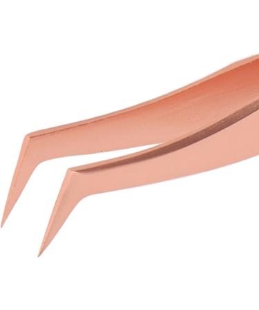 Eyelash Extension Tweezers - Stainless Steel Precise Grip Rose Gold Volume Tweezers for Lash Artists - Comfortable & Tight Tip - Buy Online on SooperMarket.com